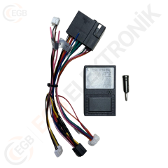 OTO TABLET ÇERÇEVE RENAULT CLIO 2 2005-2014 9'' SİYAH TAC-349