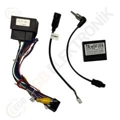 CITROEN C3 2021-2023 CR366B ÇERÇEVE SİYAH 9'' (RS-041)