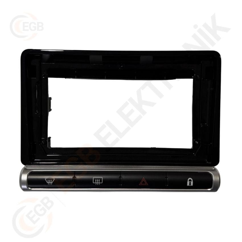 CITROEN C3 2021-2023 CR366B ÇERÇEVE SİYAH 9'' (RS-041)