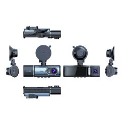 Powermaster PM-27086 3.16'' Tft Ekran Çift Kameralı Gps Modüllü Hd Araç Kamerası Dvr (128gb Destekli)