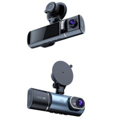 Powermaster PM-27086 3.16'' Tft Ekran Çift Kameralı Gps Modüllü Hd Araç Kamerası Dvr (128gb Destekli)