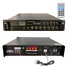 Bofmann BF-1005T 1000 Watt USB-SD-Bluetooth Hat Trafolu 5 Bölgeli Mixer Anfi