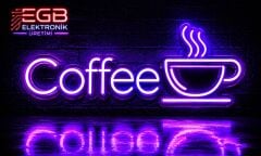 Coffee 50x21 cm Neon LED Yazı