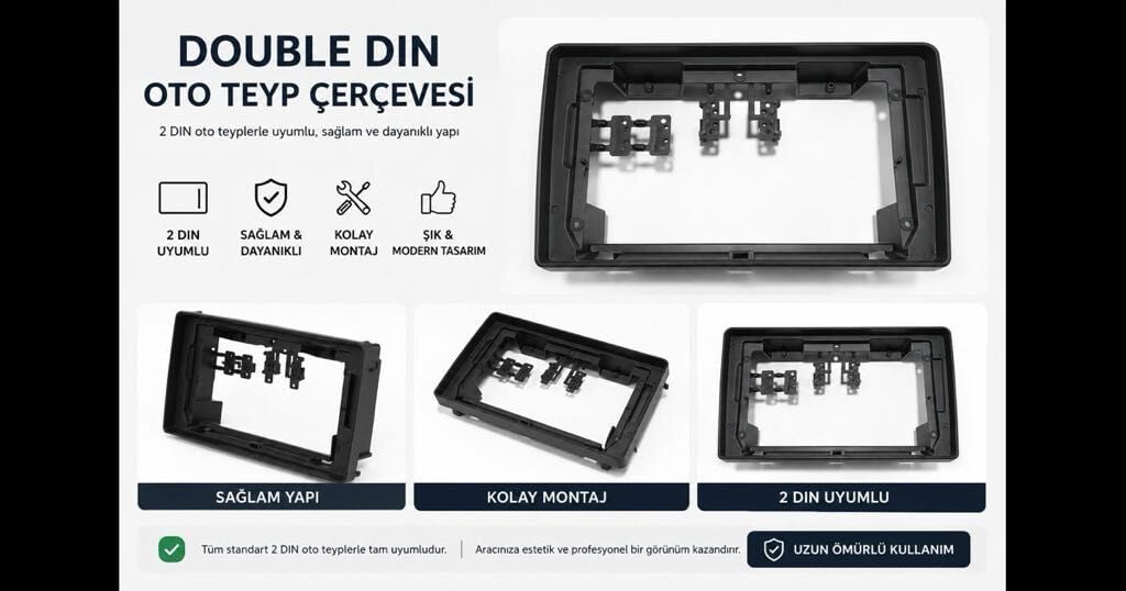 OTO TABLET ÇERÇEVE FIAT DUCATO 2006-2016 9' SİYAH TAC-316