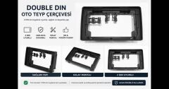 OTO TABLET ÇERÇEVE FIAT DUCATO 2006-2016 9' SİYAH TAC-316