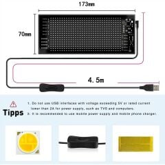 16X32 CAMA YAPIŞAN MATRIX PANEL LED EKRAN