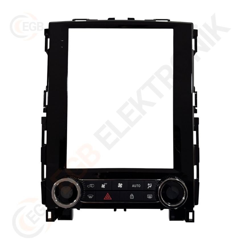 OTO TABLET ÇERÇEVE RENAULT MEGANE 4 DIJITAL LED 2017-2018 9,7'' PIANO BLACK TAC-345