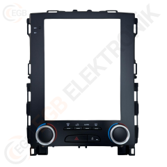 OTO TABLET ÇERÇEVE RENAULT MEGANE 4 DIJITAL LED 2017-2018 9,7'' PIANO BLACK TAC-345