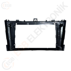 OTO TABLET ÇERÇEVE TOYOTA AVENSİS 2009-2015 9' GÜMÜŞ TAC-304