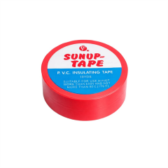 Sunup SN-27920 Kırmızı 0.13x18mm İzole PVC Elektrik Yalıtım Bant (5'li Paket)