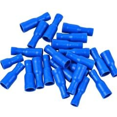 PowerMaster PM-39054 1,5-2,5MM2 Kesit 24x7x5mm Soket Mavi İzoleli Kablo Pabucu (100'lü Paket)