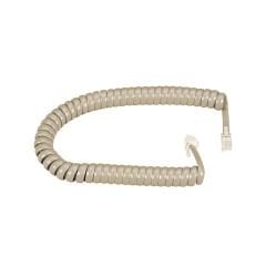 SPİRAL TELEFON AHİZE KABLOSU KREM (AVD-177)