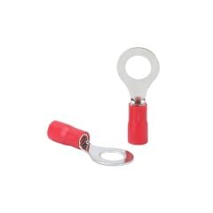 PowerMaster PM-39068 0,5-1,5mm2 Kesit 25x11x8mm Soket Kırmızı İzoleli Kablo Pabucu (100'lü Paket)