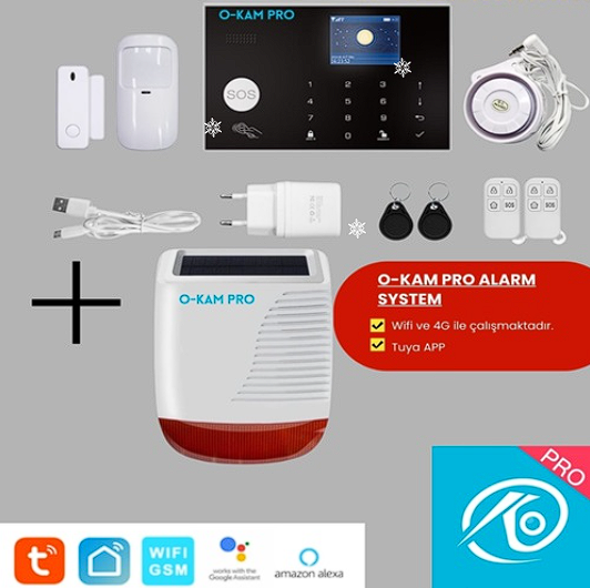 O-KAM 3030 ALARM TUYA APP 4G-WIFI