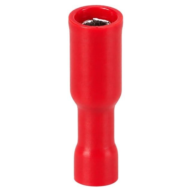 PowerMaster PM-39064 0,5-1,5mm2 Kesit 24x7x5mm Soket Kırmızı İzoleli Kablo Pabucu (100'lü Paket)