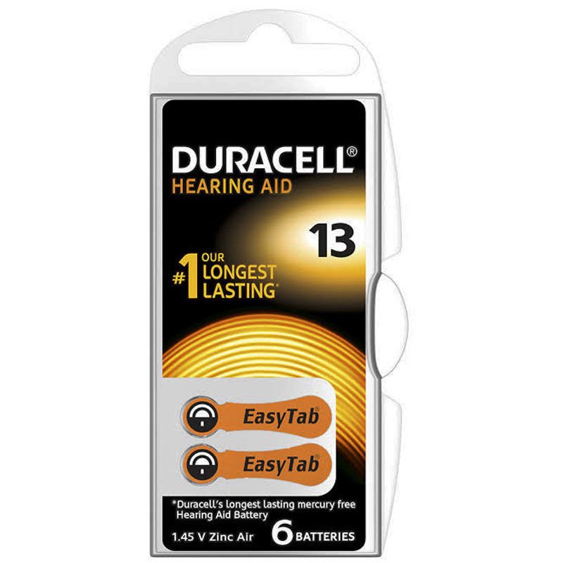 13 NO KULAKLIK PİLİ 6LI PAKET DURACELL