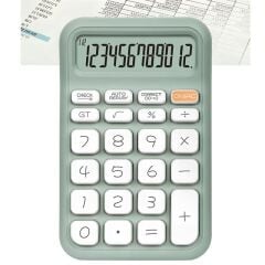 Powermaster PM-25410 Yeşil 12 Haneli Hesap Makinesi