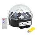 POWERMASTER TS-03B USB-BLUETOOTH DESTEKLİ KUMANDALI HOPARLÖRLÜ YARIM DÜNYA KÜRE DİSKO TOPU