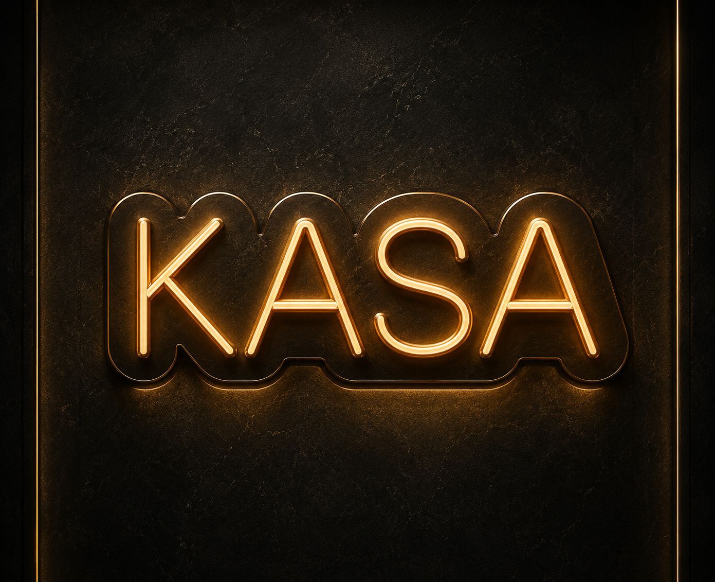 Kasa Neon LED Yazı 40x15 cm