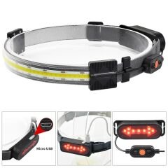 RANCHI RC-33 Kafa Feneri Şarjlı Şerit Cob Led 30 Watt (E-44)