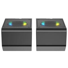 Lecoo DS100 Rgb Aydınlatmalı Kablolu Stereo Siyah 6 W Soundbar 1+1 Masaüstü Hoparlör