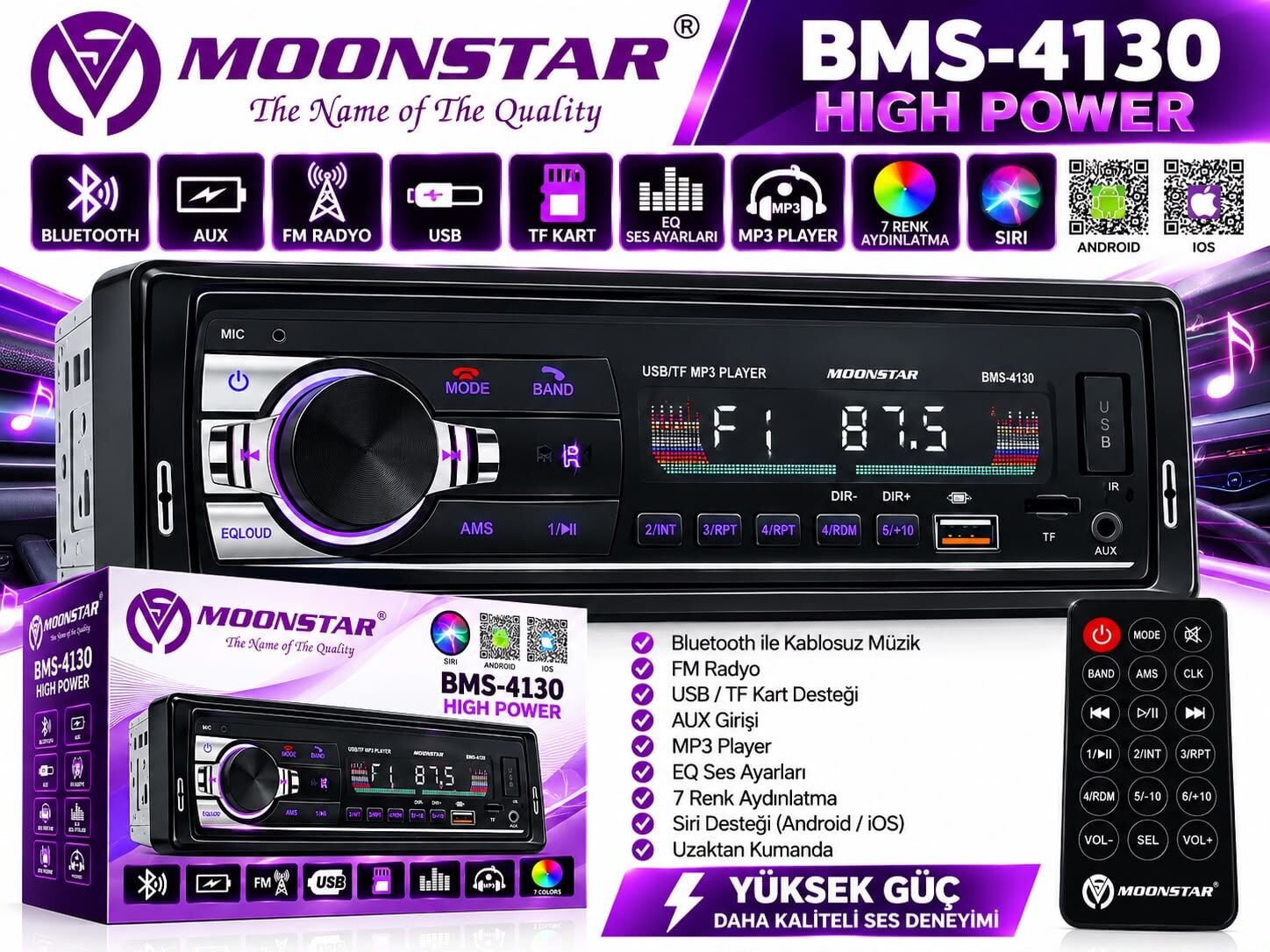 MOONSTAR BMS-4130 4*50 OTO TEYP