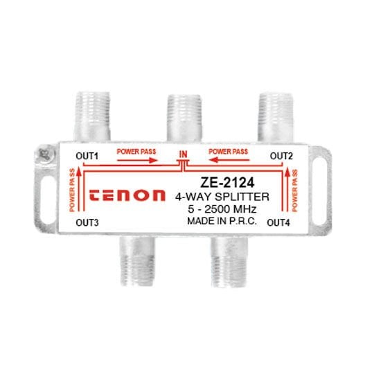 ZE-2124 Power Pass Splitter 1/4 (D-19)