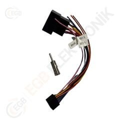 CITROEN C2 / PEUGEOT 206 2006-2013 2004-2008 CR518B ÇERÇEVE SİYAH 9'' (RS-040)