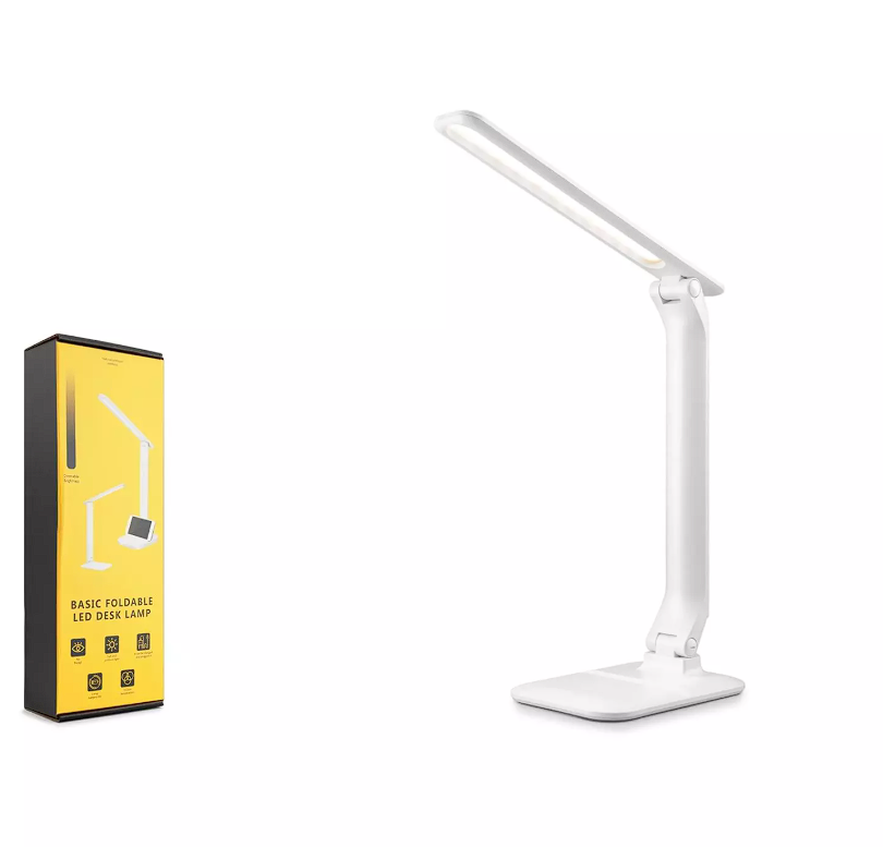 ELBA Q808 USB Şarjlı Masa Lambası - Beyaz