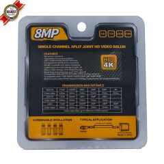 Powermaster 8MP 1080P 2KV 250-400 Metre HD-TVI-CVI-AHD-CVBS HD Video Balun PM-3889