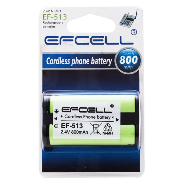 2.4V 800MAH TELSİZ TELEFON PİLİ EFCELL EF-513