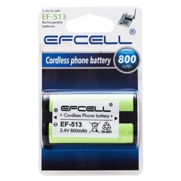 2.4V 800MAH TELSİZ TELEFON PİLİ EFCELL EF-513