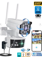 O-KAM-3032 6MP Dual Lens WIFI PTZ Camera
