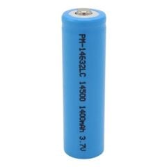 PowerMaster PM-14632 LC 14500 3.7 Volt 1400mAh Şarj Edilebilir EL Feneri Pili (AA Pil İle Aynı Boyutta)
