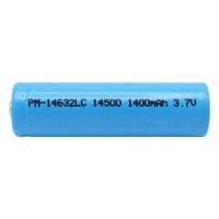 PowerMaster PM-14632 LC 14500 3.7 Volt 1400mAh Şarj Edilebilir EL Feneri Pili (AA Pil İle Aynı Boyutta)