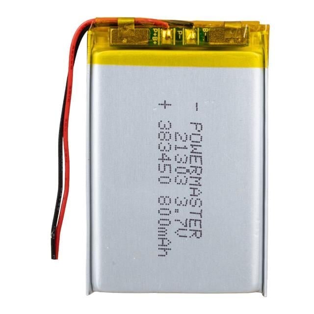 PowerMaster 383450 3.7 Volt 800 Mah Lityum Polimer Pil
