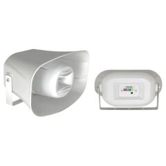 Osawa OSW-480T Aqua 50 Watt 16 CM Trafolu ABS Horn Hoparlör 8-16-32 Ohm 70-100 Volt Girişli 440x280x300mm