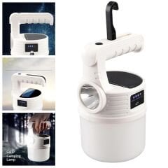 RANCHI RC-518 Solar Kamp Lambası Acil Durum Işığı Şarjlı