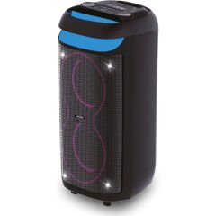 Rose HP-2250 Partybox Kablosuz Çift El Mikrofonlu Sarjlı Bluetooth Dual 8' Hoparlör