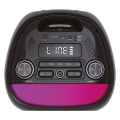 Rose HP-2250 Partybox Kablosuz Çift El Mikrofonlu Sarjlı Bluetooth Dual 8' Hoparlör