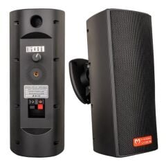 Magicvoice MV-26  2x7,5 Cm 50W 3 Yollu Siyah Sütun Hat Trafolu Hoparlör 2'li Takım
