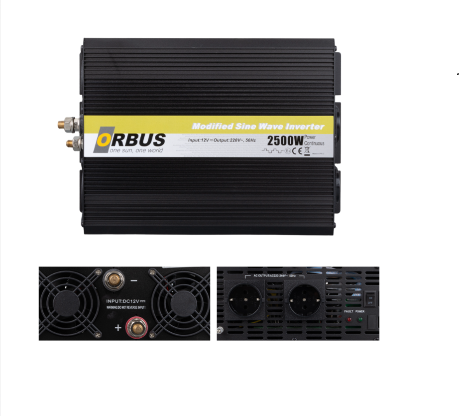 ORBUS MS12-2500 12 VOLT - 2500 WATT MODIFIED SINUS INVERTER