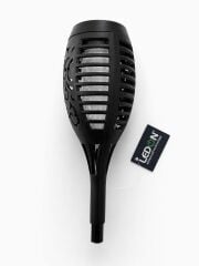 LEDON LD-7002 12 LEDLİ ALEVLİ KUTULU SOLAR BAHÇE AYDINLATMA