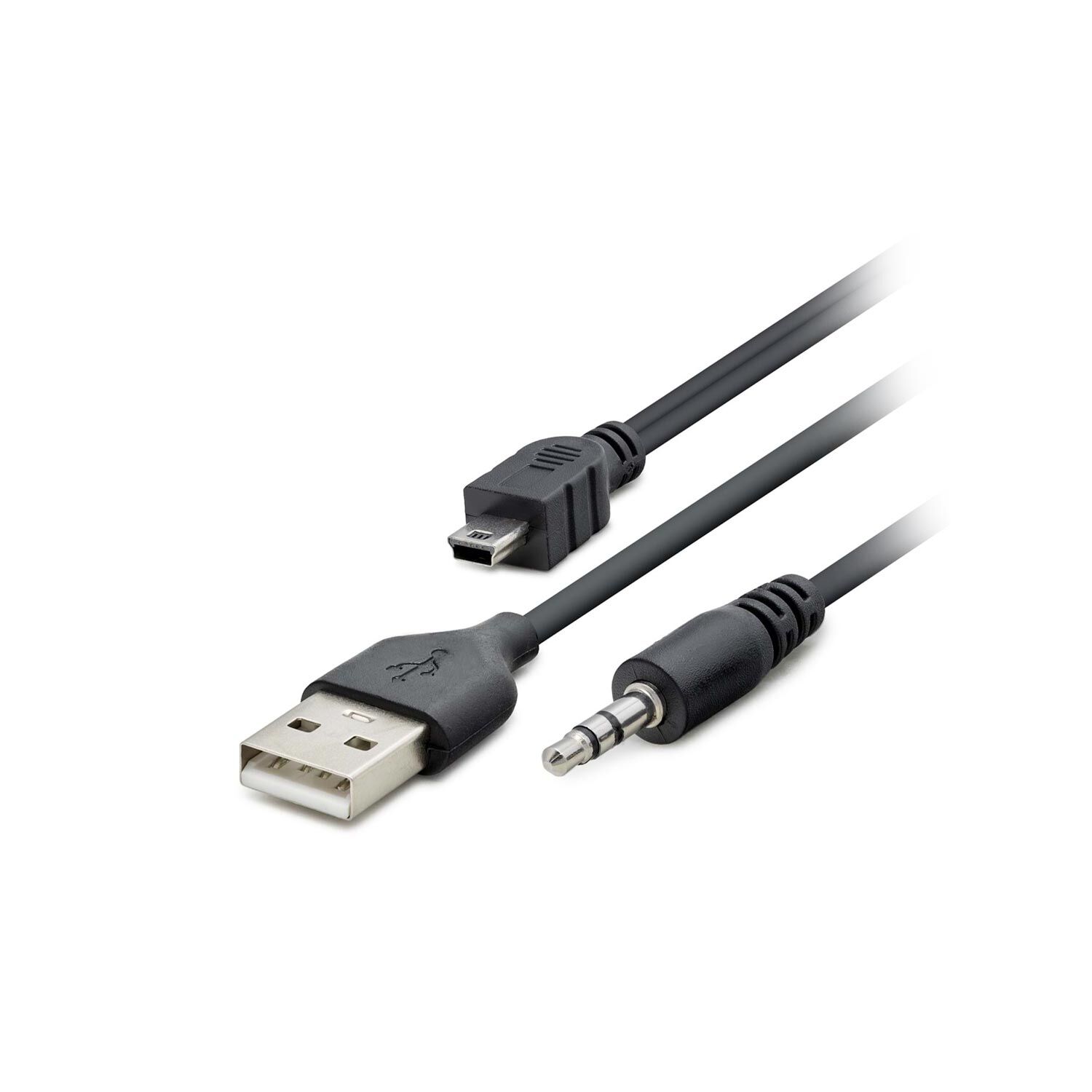 KABLO MEDYA PLAYER V3 5PIN TO USB AUX 50CM HADRON HDX-1028 ( B-22)