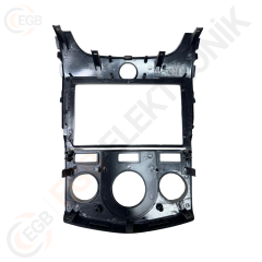 OTO TABLET ÇERÇEVE KIA CERATO M/C 2012-2018 9'' GÜMÜŞ TAC-108