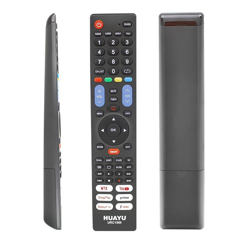 NETFLIX-YOUTUBE-PRIME VIDEO-GOOGLE PLAY-RAKUTEN TUŞLU 7IN1 UNİVERSAL LCD LED TV AKILLI KUMANDA HUAYU KL URC1569
