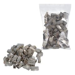 Metal RJ45 Cat5 100 Adet Metal Uç 8p/8c
