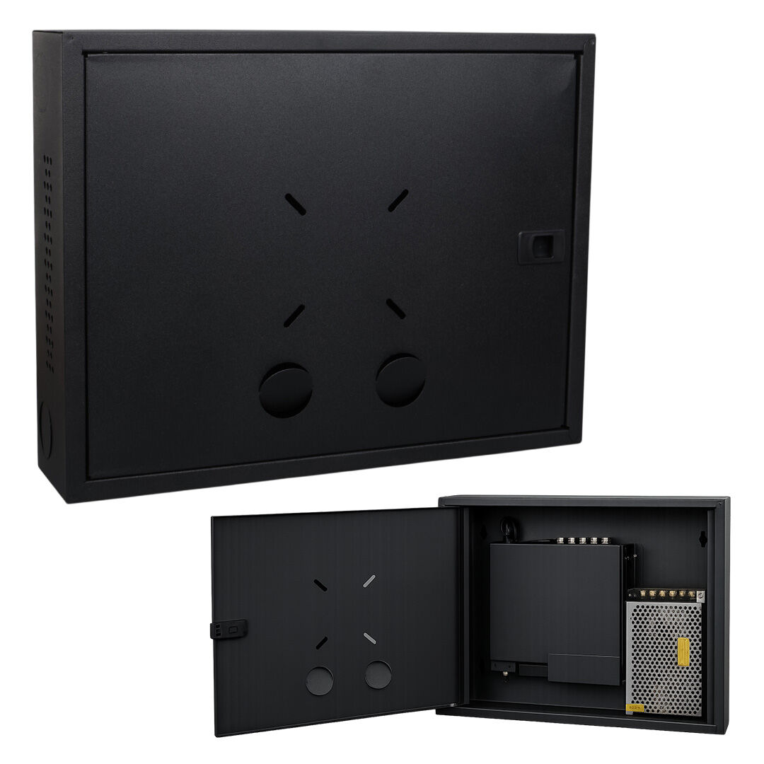 DİK TİP SİYAH DVR/NVR KABİNİ PANO KABİNET FURY 45X35X10