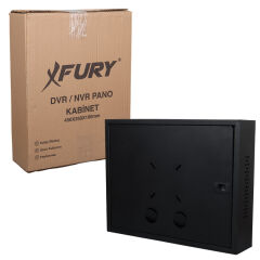 DİK TİP SİYAH DVR/NVR KABİNİ PANO KABİNET FURY 45X35X10