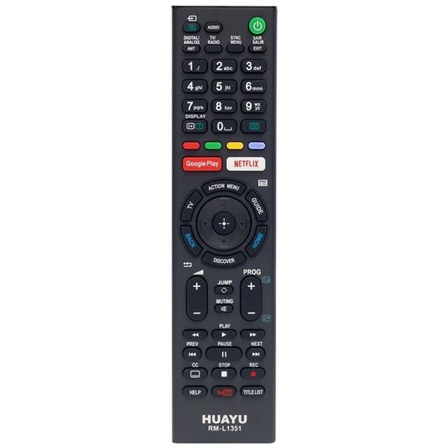 Huayu RM-L1351 Sony Netflix-Youtube-Google Play Tuşlu Universal Lcd-Led Tv Kumandası
